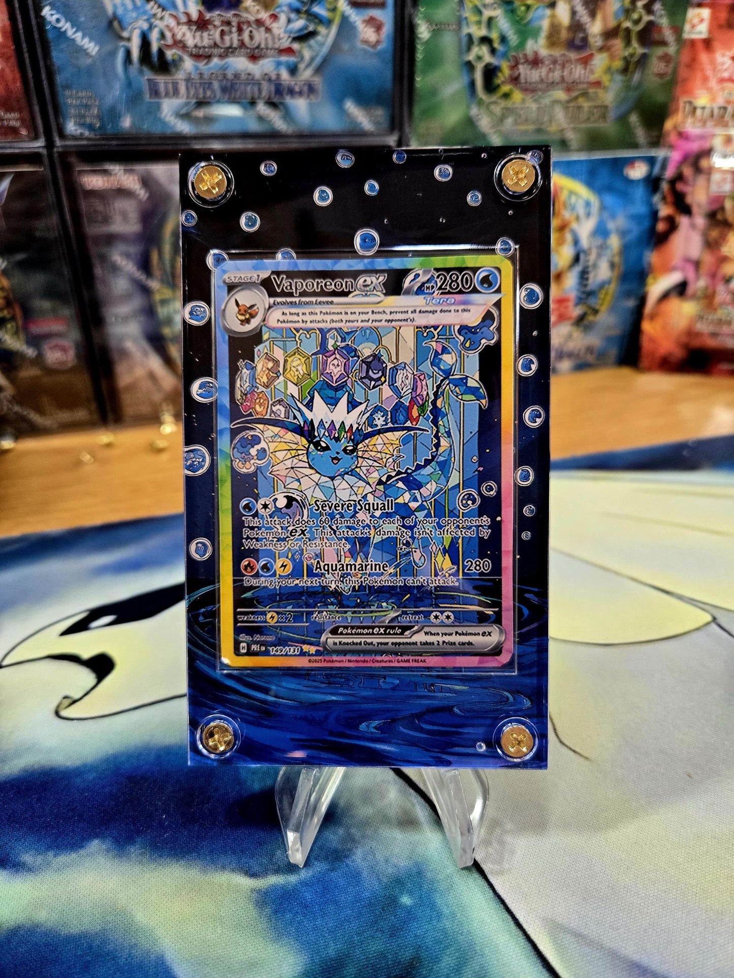 x3 Pokemon Card Jolteon, Vaporeon, Flareon EX SIR 146,149,153 Prismatic Evolutions Custom Cases