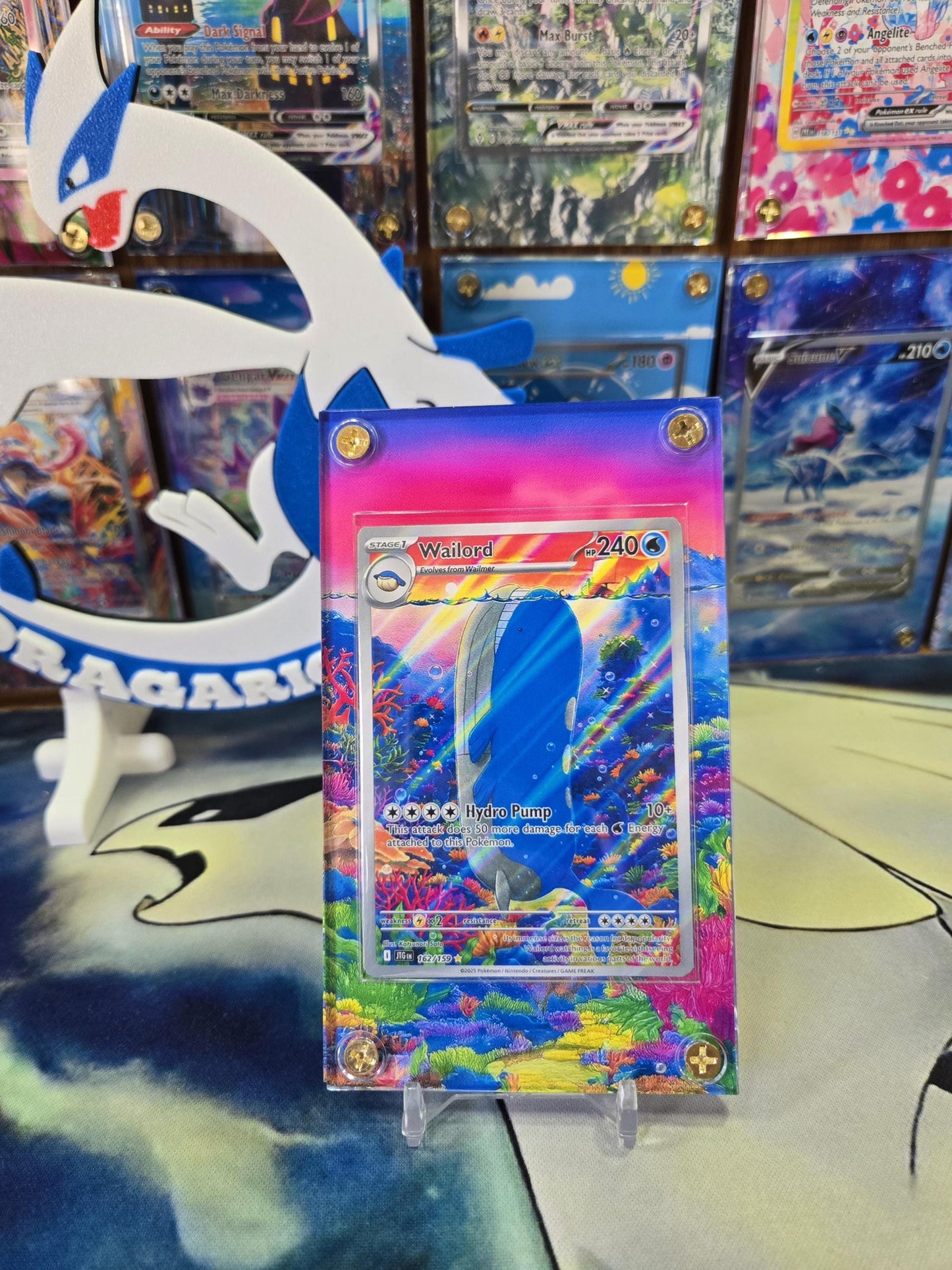 Pokemon Wailord 162/159 Journey Together Extended Art Custom Case