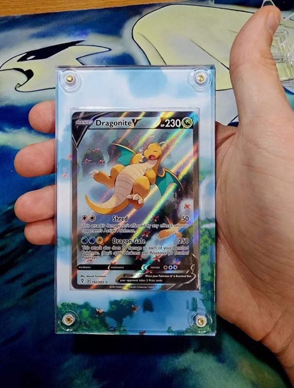 Pokemon Dragonite V 192 Evolving Skies Custom Case Extended Artwork