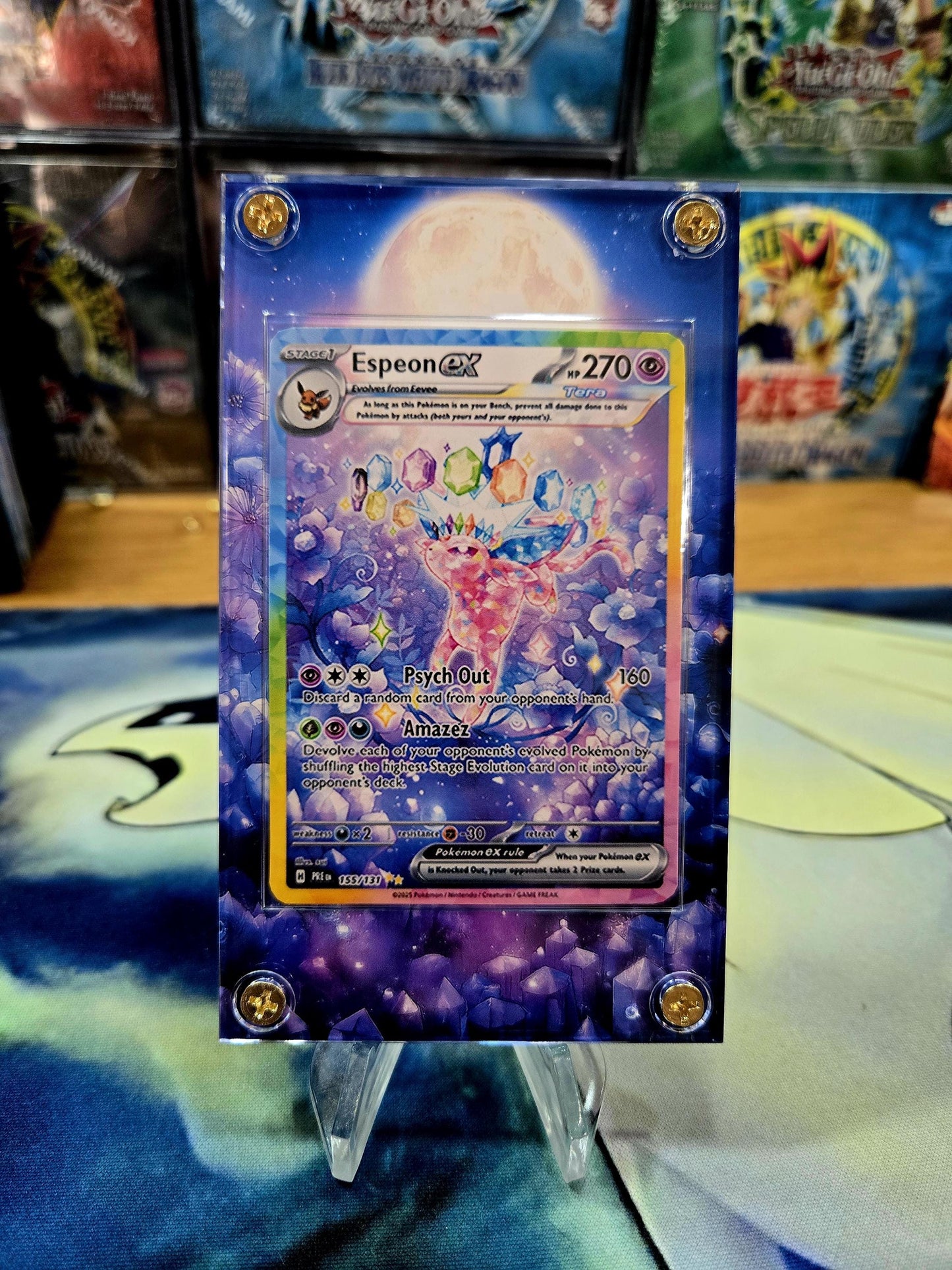 Pokemon Espeon EX SIR 155/131 Prismatic Evolutions Custom Case