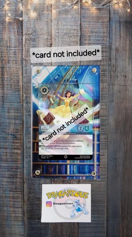 Disney Lorcana Belle Strange But Special Chapter 1 214/204 Enchanted Custom Case