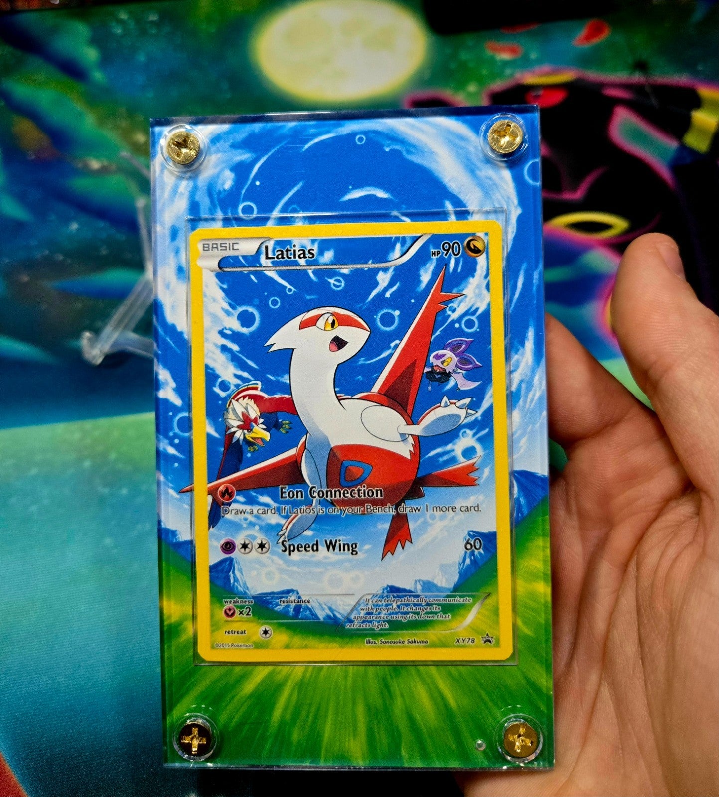x2 Pokemon Latias Latios XY 78 79 Promo Extended Art Case