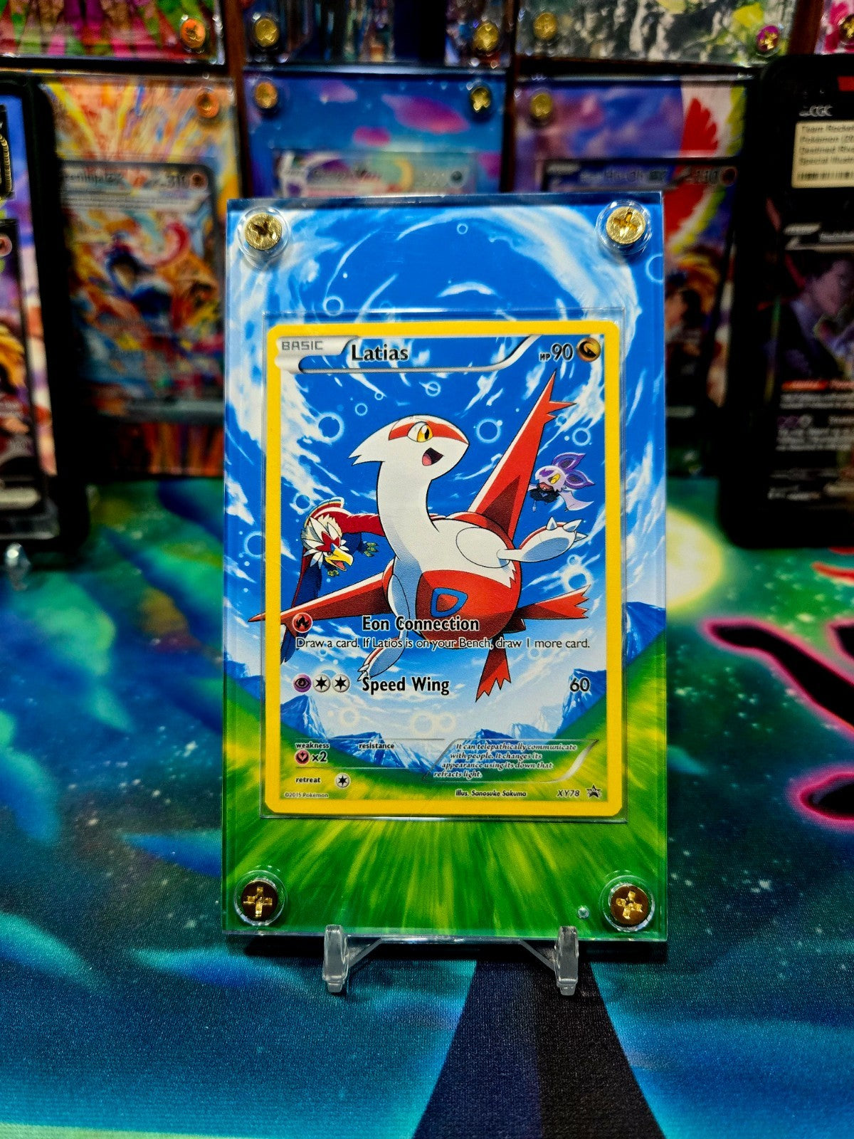 x2 Pokemon Latias Latios XY 78 79 Promo Extended Art Case