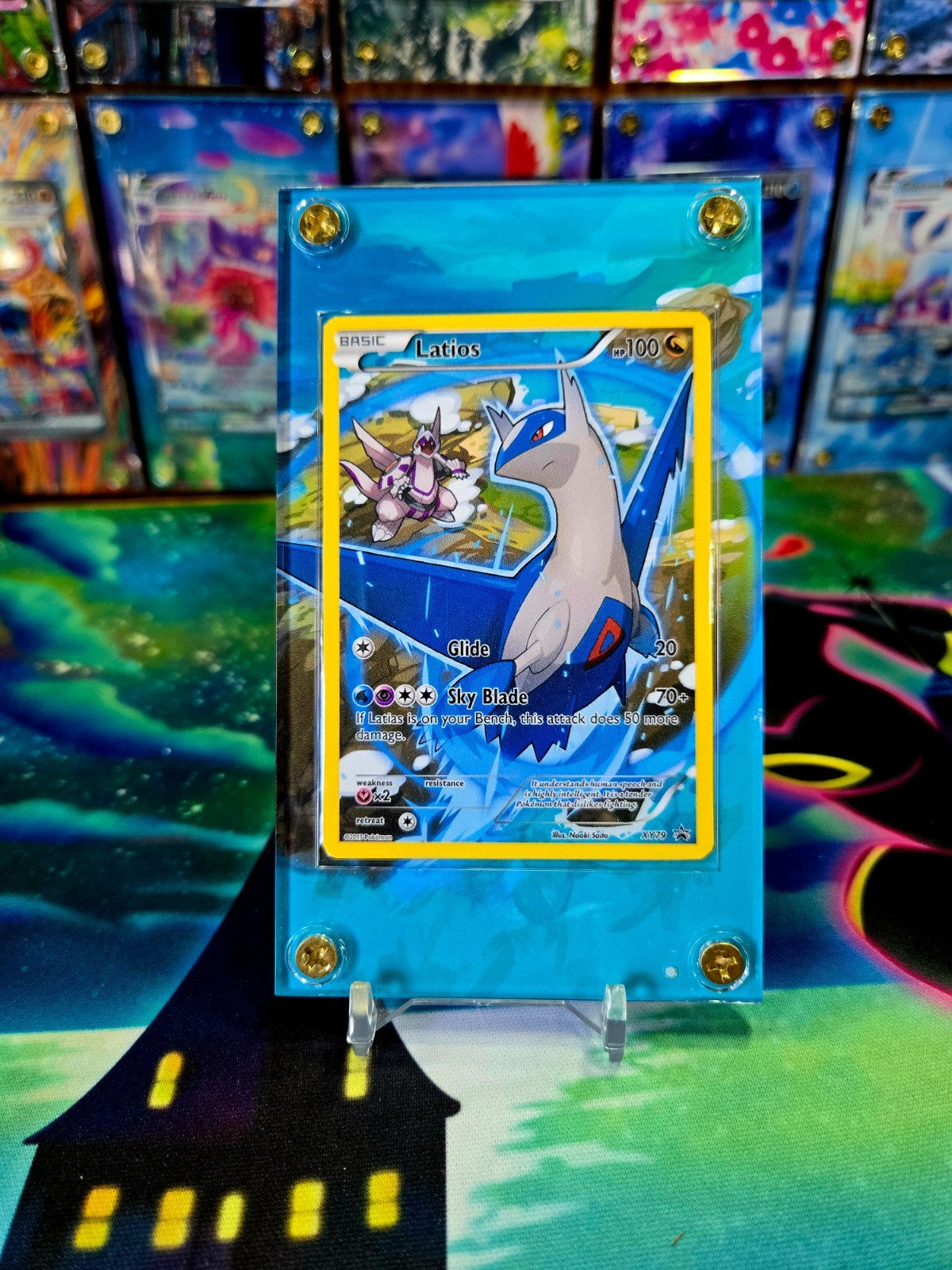 x2 Pokemon Latias Latios XY 78 79 Promo Extended Art Case