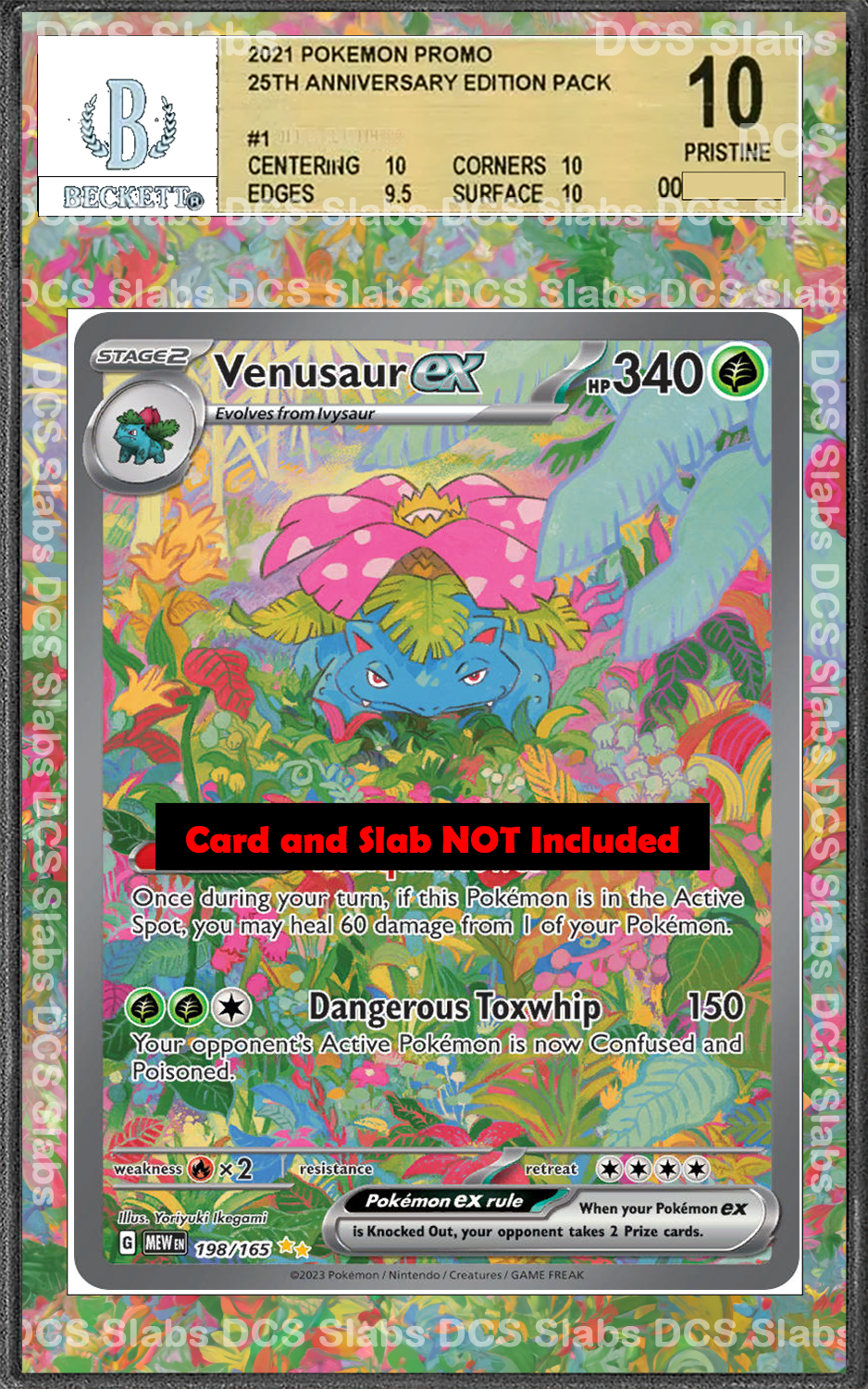 Venusaur EX 198/165 Pokemon 151 PSA BGS CGC TAG Extended Artwork Pokemon TCG