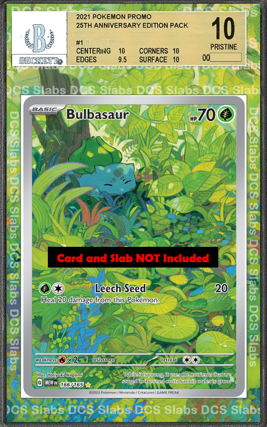 Bulbasaur 166/165 Pokemon 151 PSA BGS CGC TAG Extended Artwork Pokemon TCG