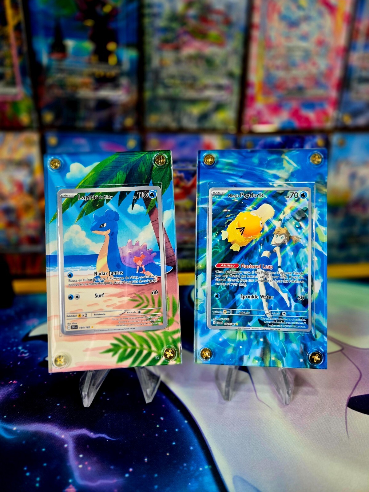 Pokemon Misty's Psyduck Mistys Lapras 193 194 Destined Rivals Extended Art Case