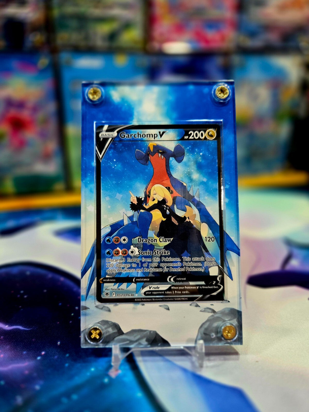 Pokemon Garchomp V TG23/TG30 Astral Radiance Extended Art Case