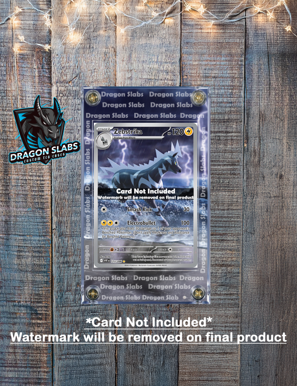 Pokemon Zebstrika 115/086 IR White Flare Extended Art Case