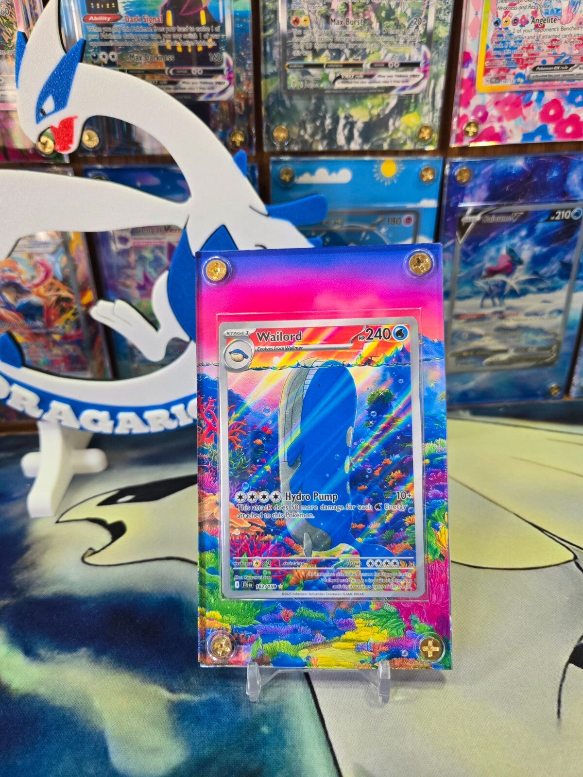 Pokemon Wailord 162/159 Journey Together Extended Art Custom Case