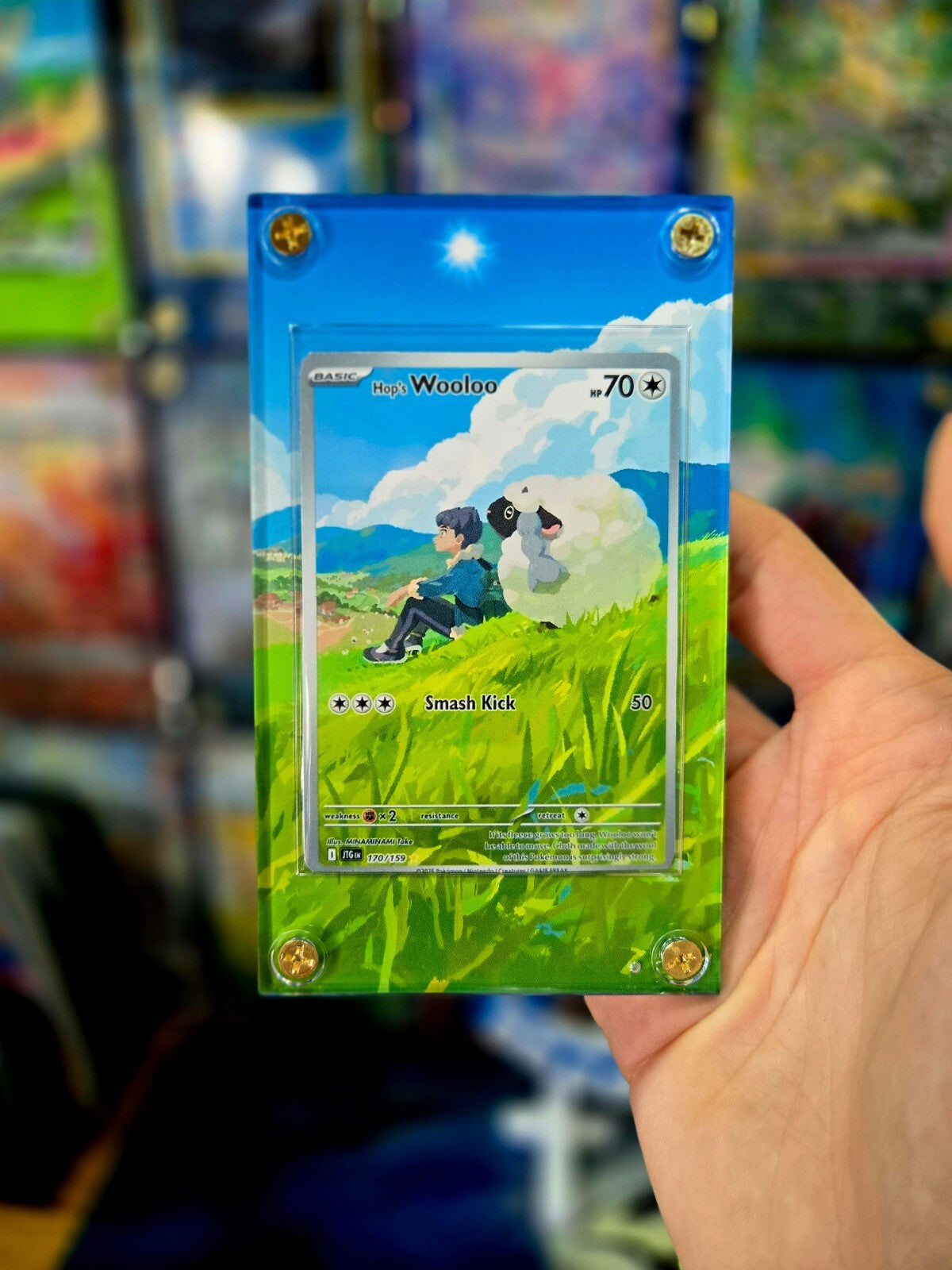 Pokemon Hop's Wooloo 170/159 Journey Together Extended Art Custom Case