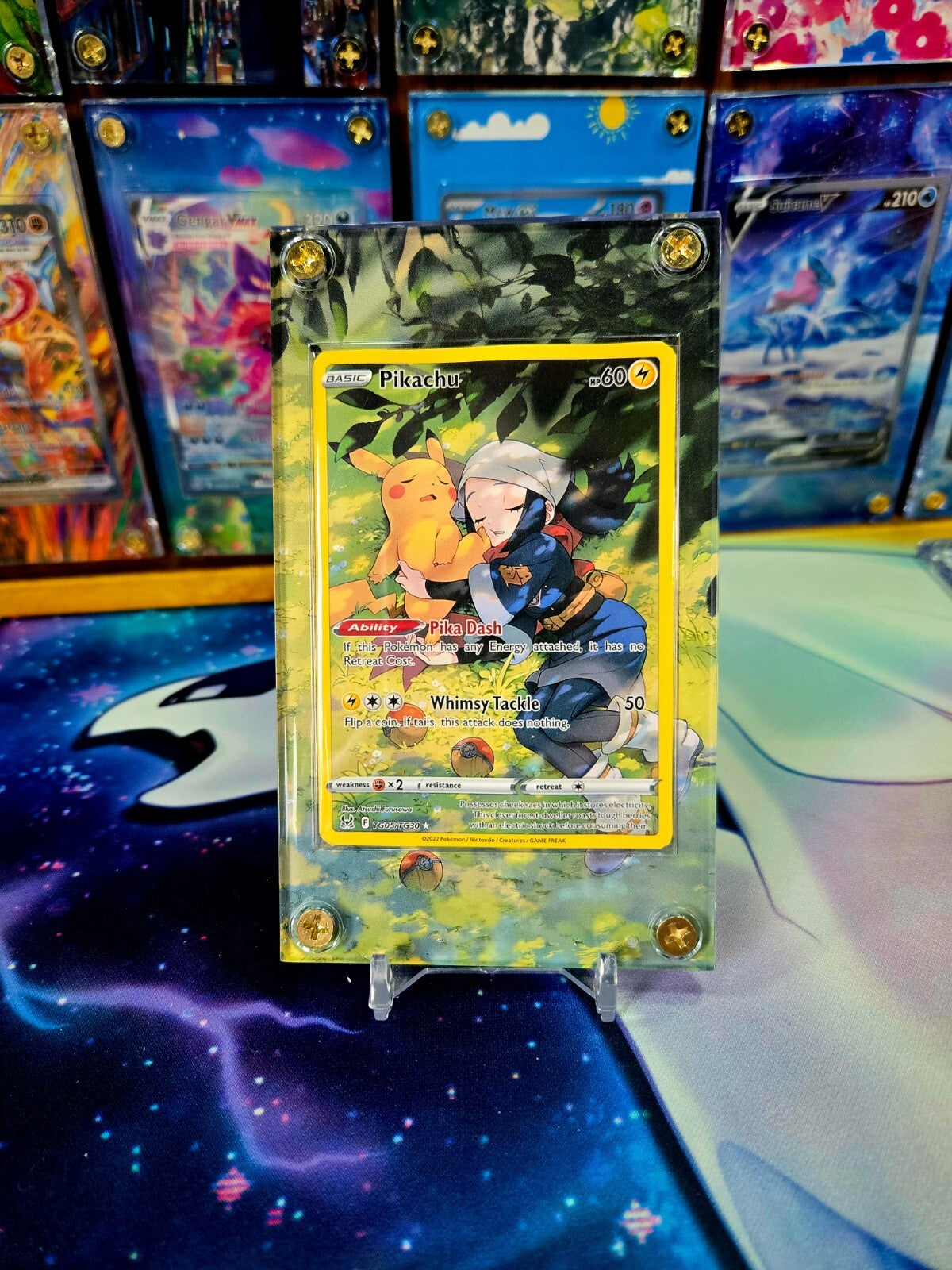 Pokemon Pikachu TG05 Lost Origin Extended Art Custom Extended Artwork Case