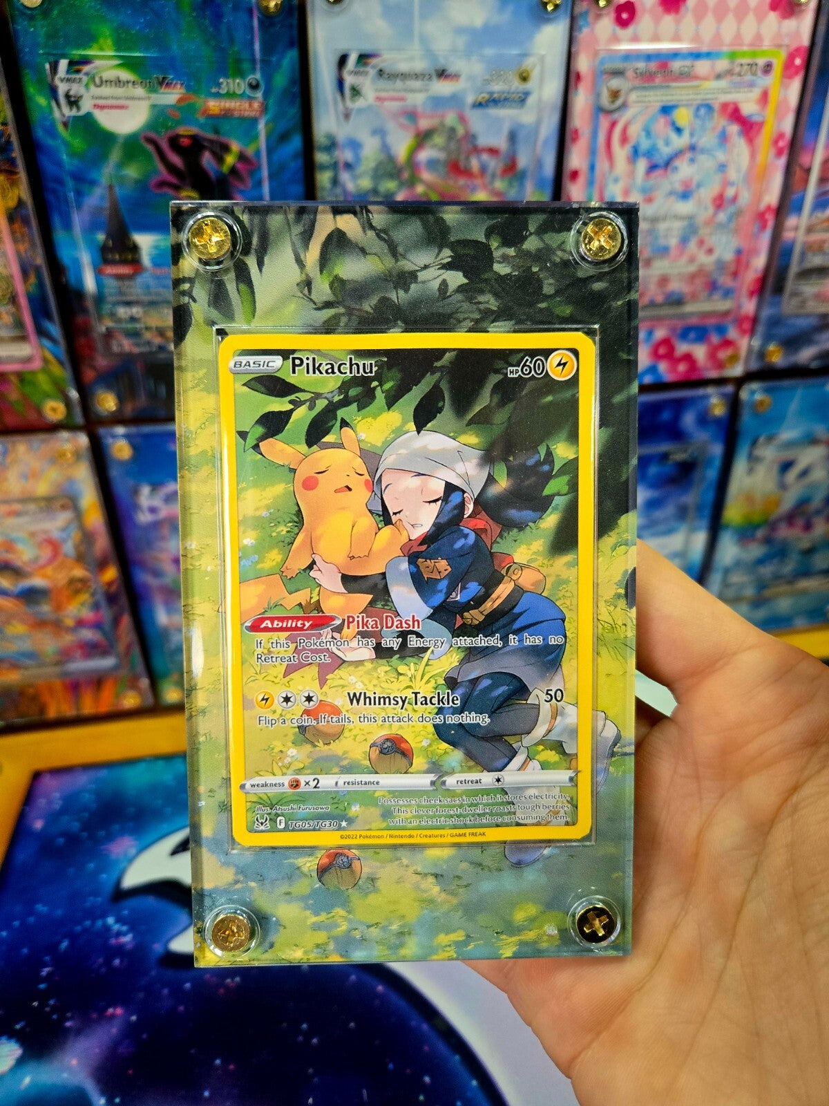 Pokemon Pikachu TG05 Lost Origin Extended Art Custom Extended Artwork Case