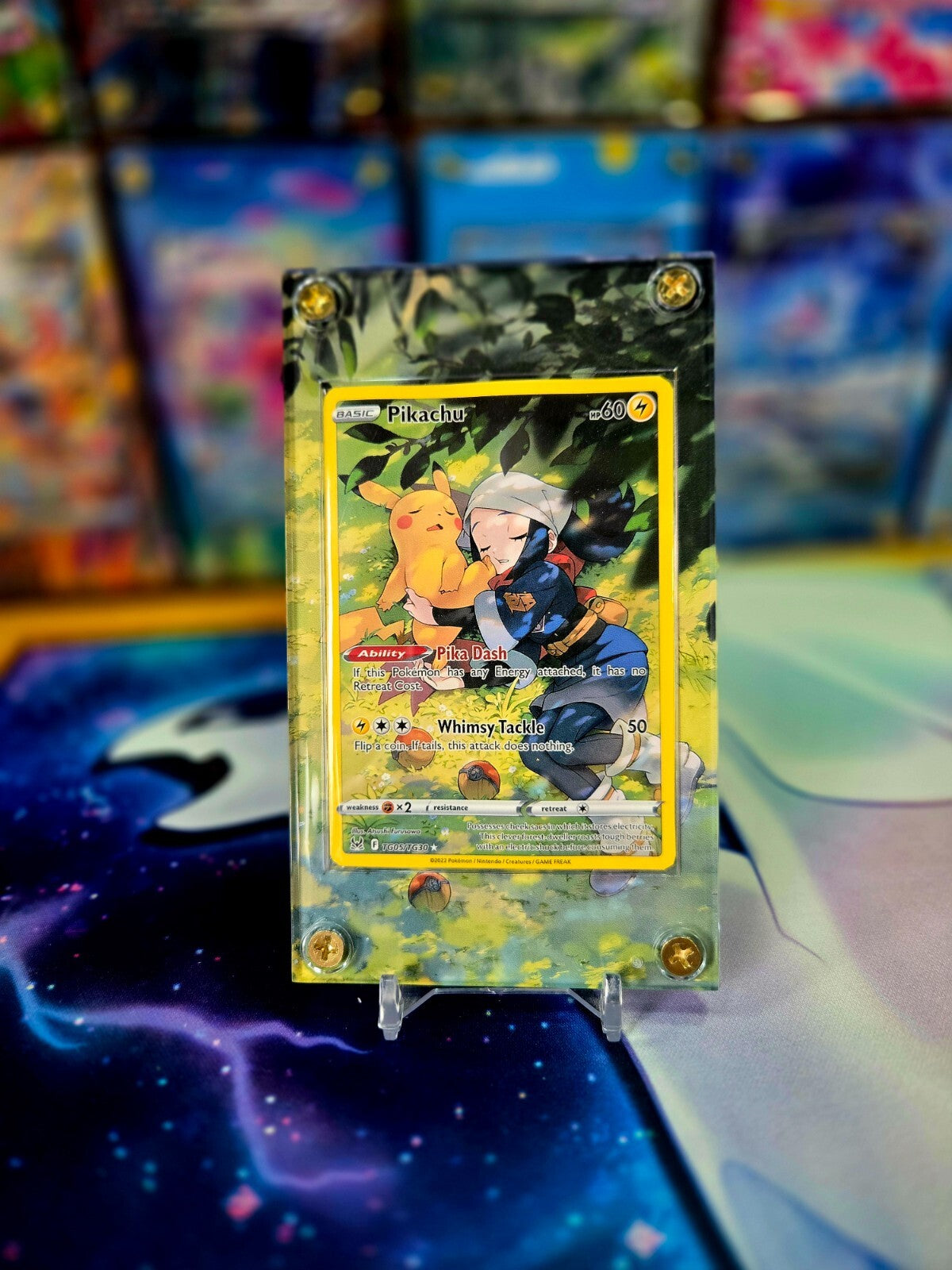 Pokemon Pikachu TG05 Lost Origin Extended Art Custom Extended Artwork Case