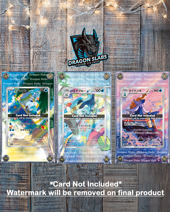 x3 Pokemon Oshawott Dewott Samurott AR 102 103 104 White Flare Extended Art Case