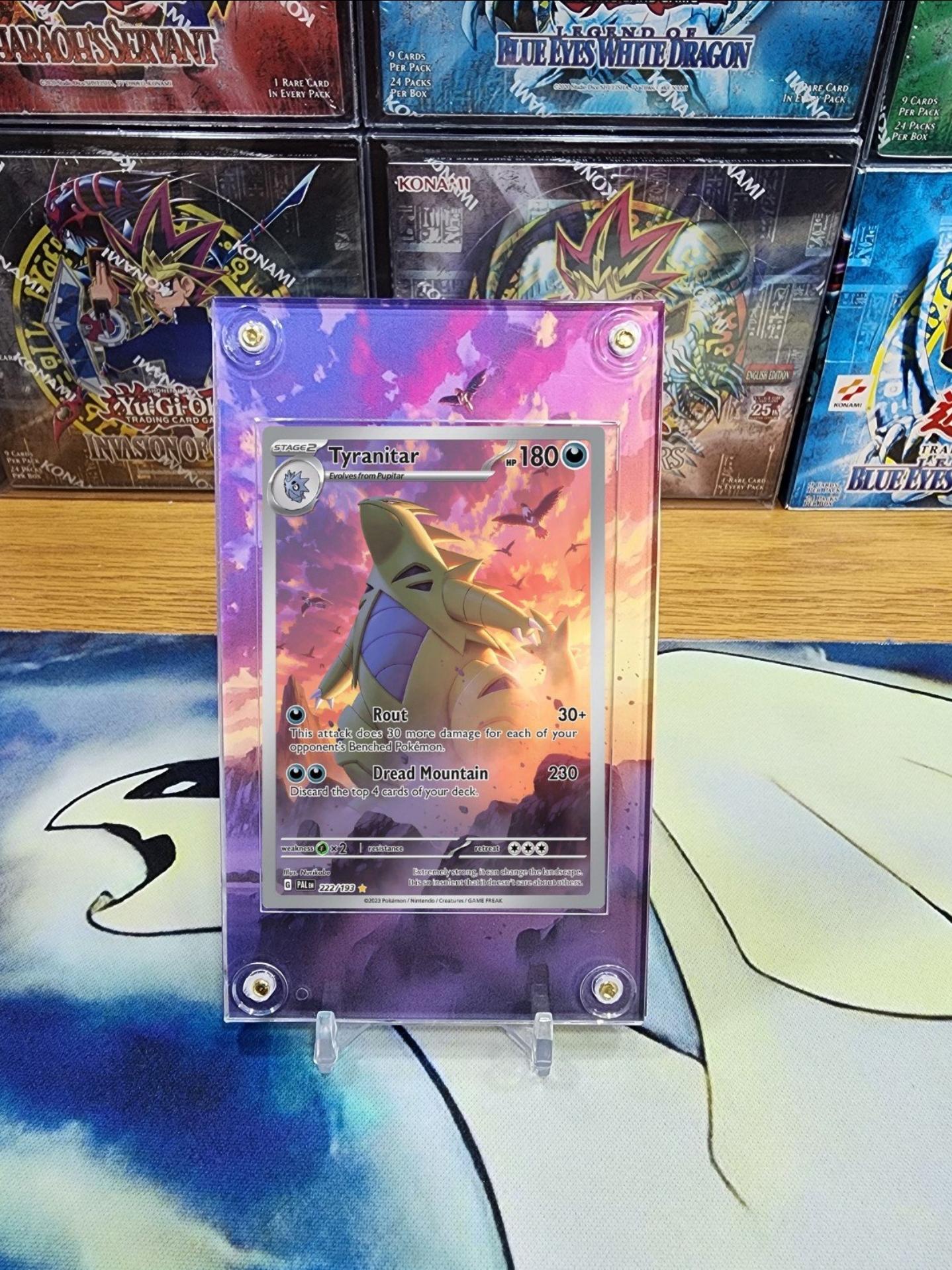 Pokemon Tyranitar IR 222/193 SV02 Paldea Evolved Custom Case