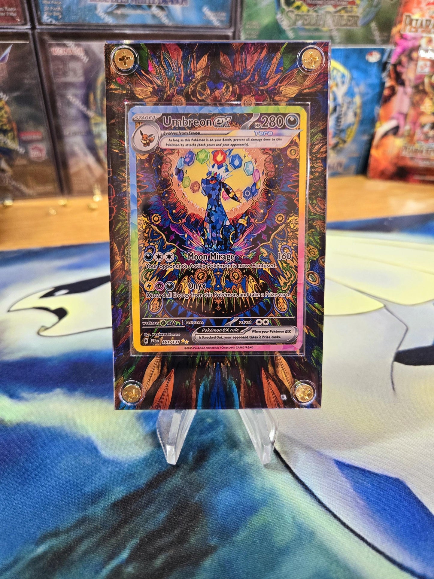 Pokemon Umbreon EX SIR 161/131 Prismatic Evolutions Custom Case