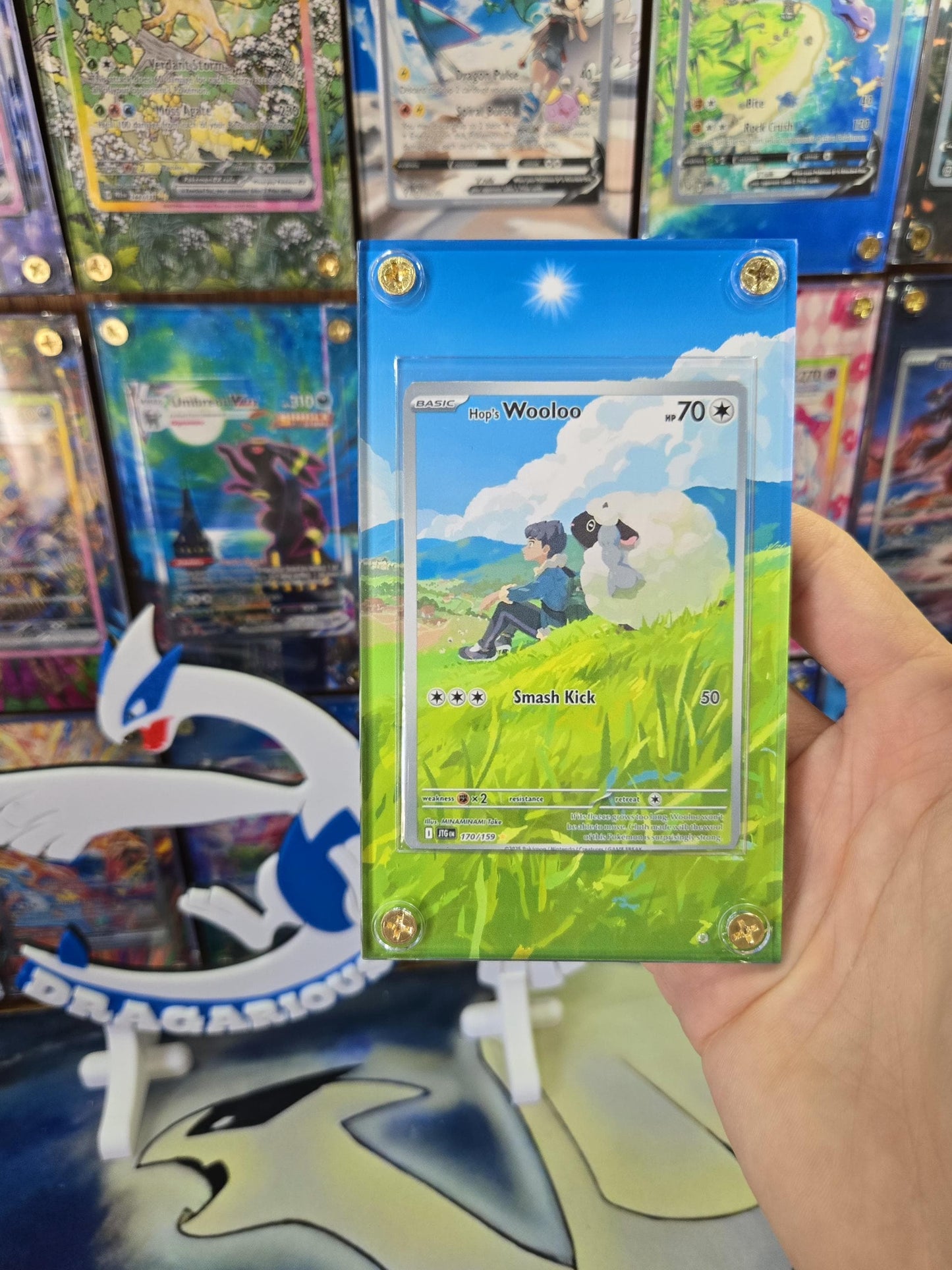 Pokemon Hop's Wooloo 170/159 Journey Together Extended Art Custom Case