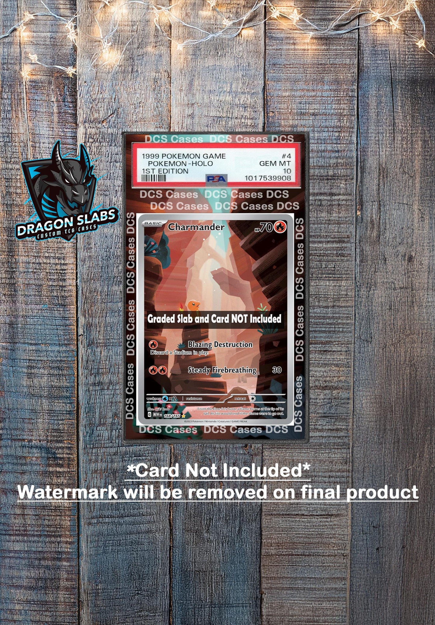 Charmander 168/165 PSA bgs CGC tag Extended Artwork Pokemon 151