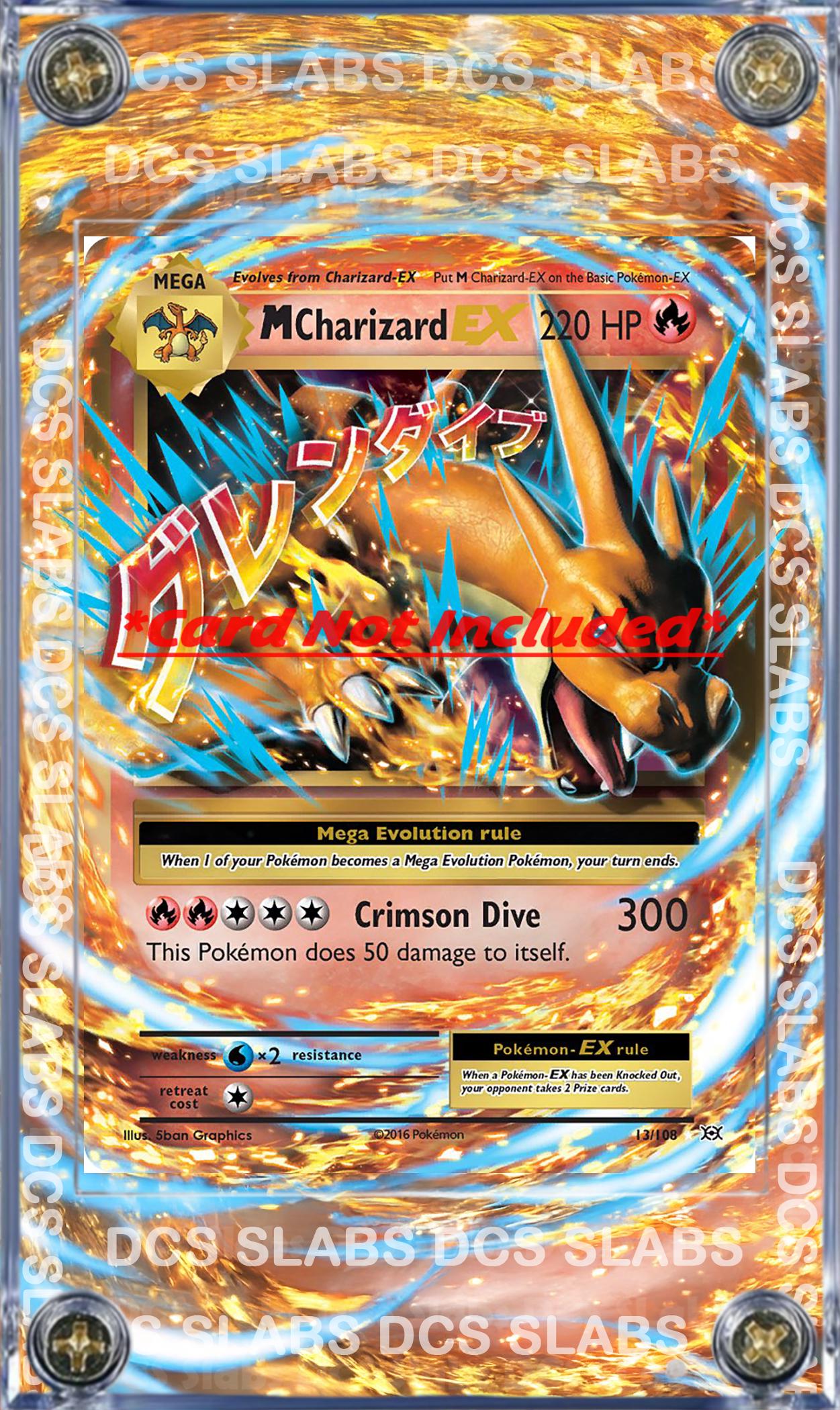 Pokemon M Charizard Ex Evolutions 13/108 Custom Case