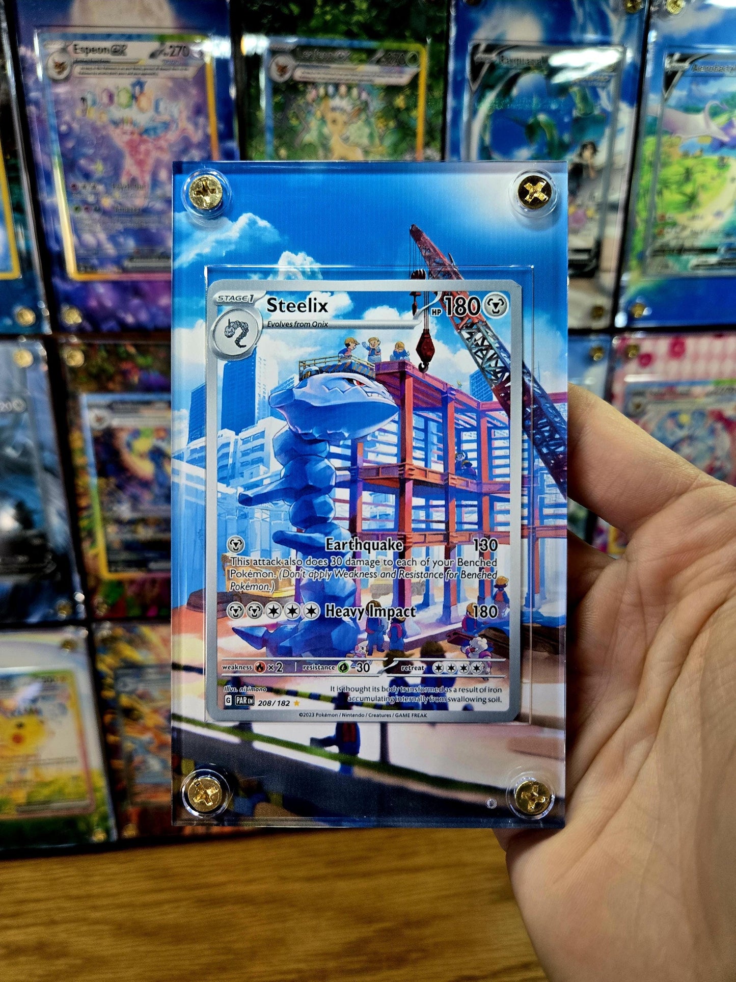 Pokemon Steelix 208/182 Paradox Rift Custom Case