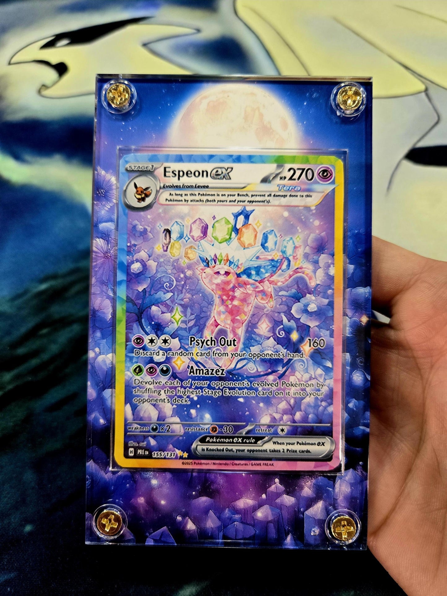 x9 Pokemon Prismatic Evolutions Eeveelution SIR Set - Umbreon, Sylveon, Espeon, Glaceon, Leafeon, Vaporeon, Flareon, Jolteon, Eevee