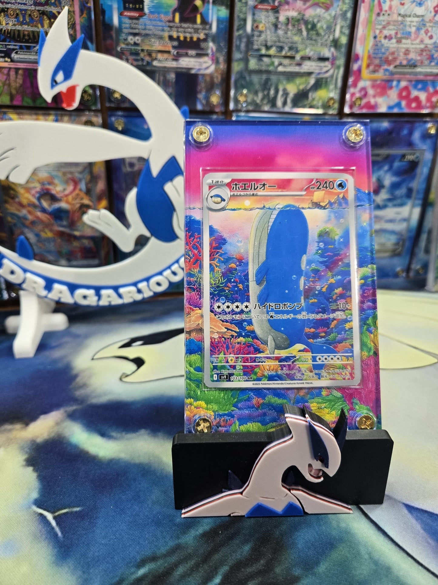 Pokemon Wailord AR 103/100 SV9 Battle Partners Extended Artwork Custom Case