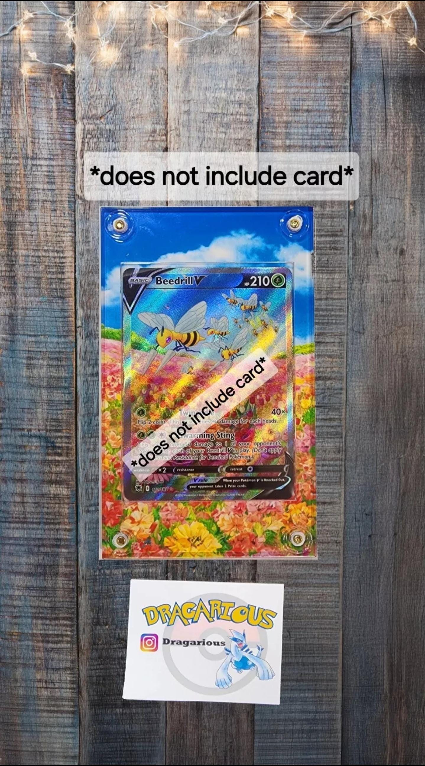 Pokemon Beedrill V Astral Radiance Custom Case Slab