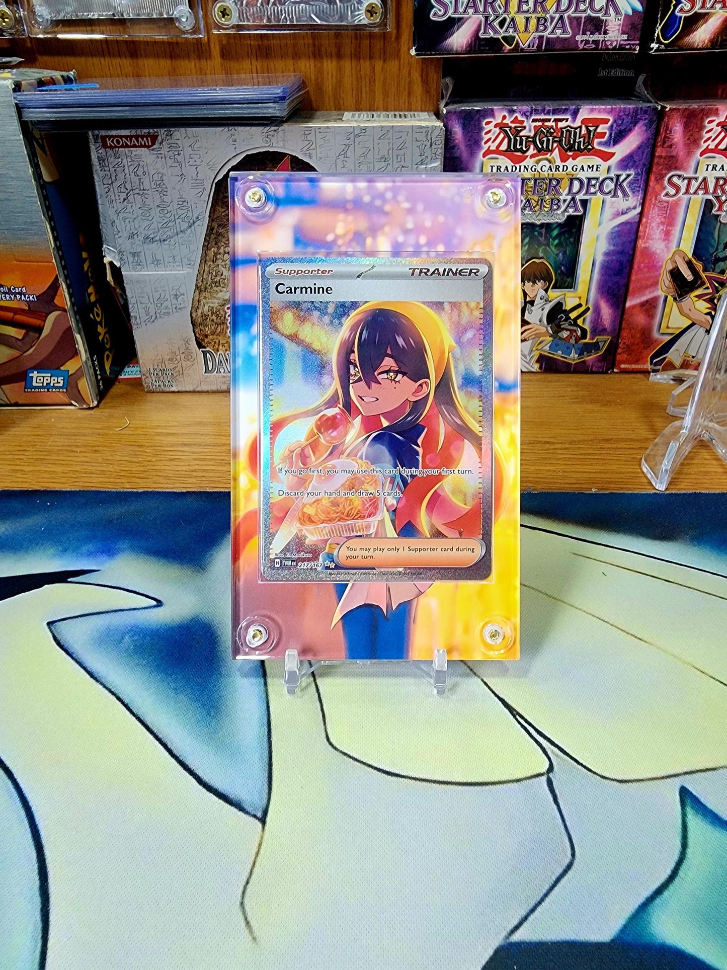 Pokemon Carmine 217 SIR Twilight Masquerade Custom Case Slab