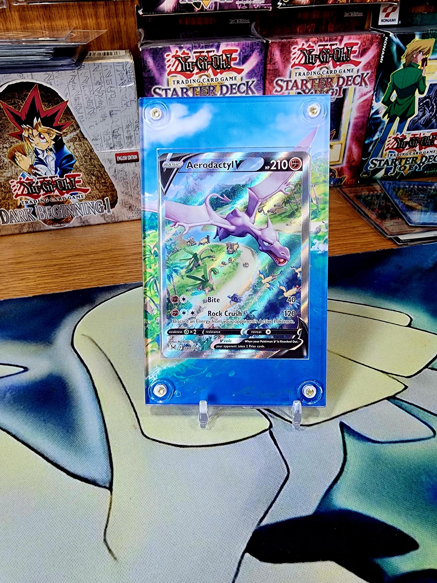 Pokemon Aerodactyl V Lost Origin 180 Custom Display Case Slab