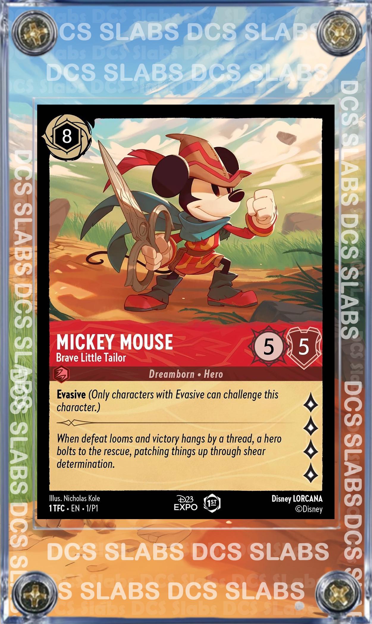 Disney Lorcana Mickey Mouse (Brave Little Tailor) D23 Promo Custom Case