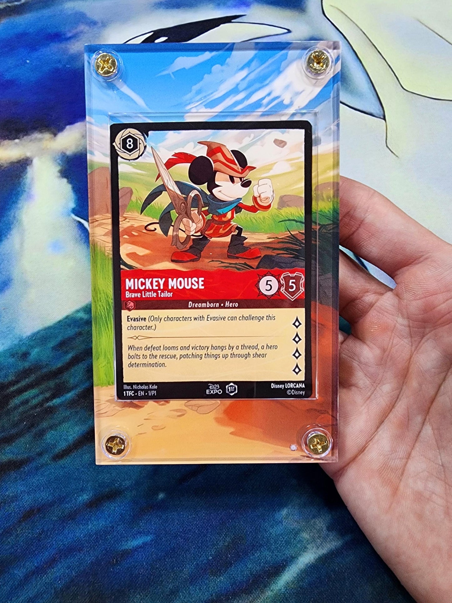 Disney Lorcana Mickey Mouse (Brave Little Tailor) D23 Promo Custom Case