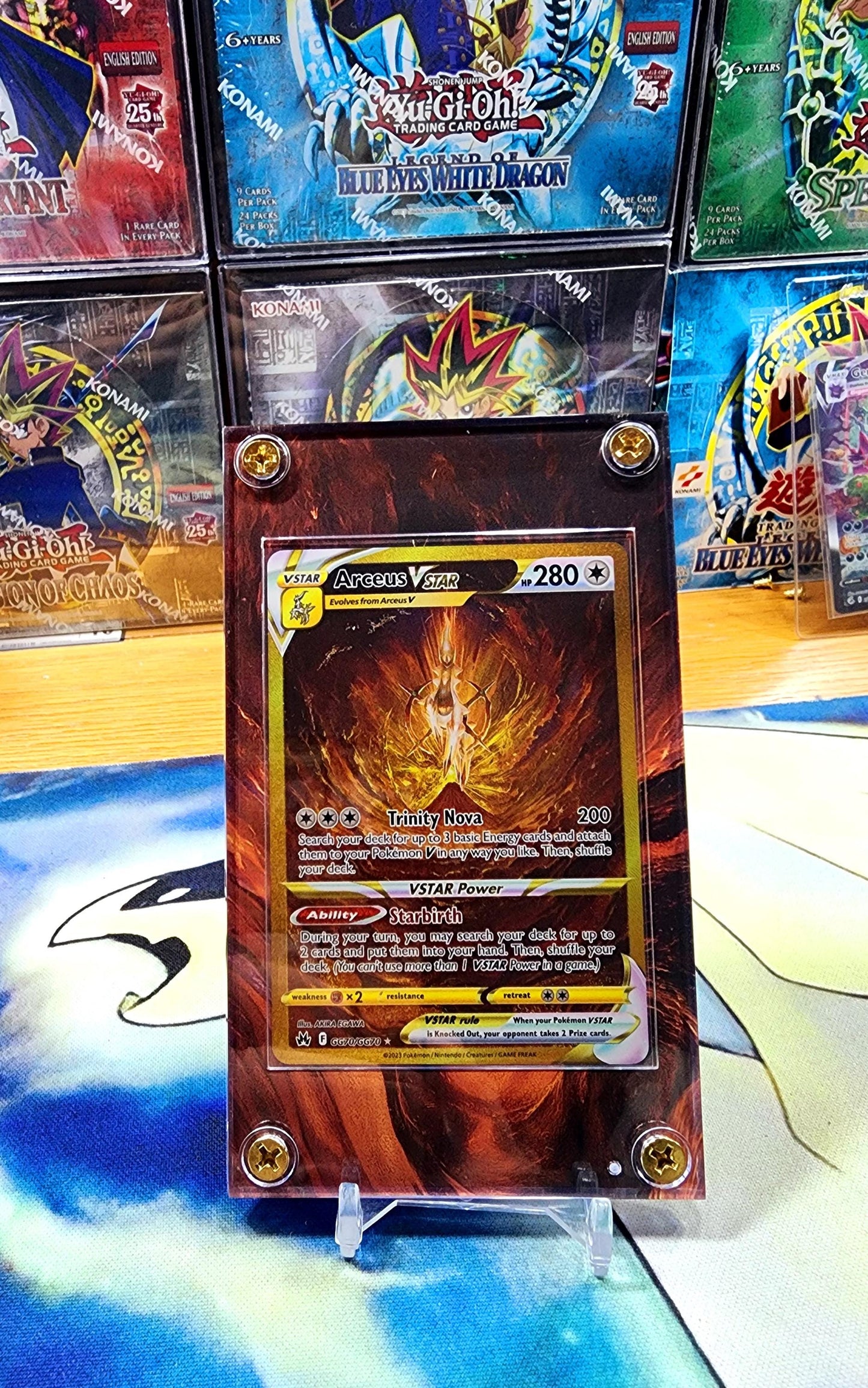 Pokemon Arceus VSTAR GG70 Crown Zenith Promo Alt Art Display Case Slab