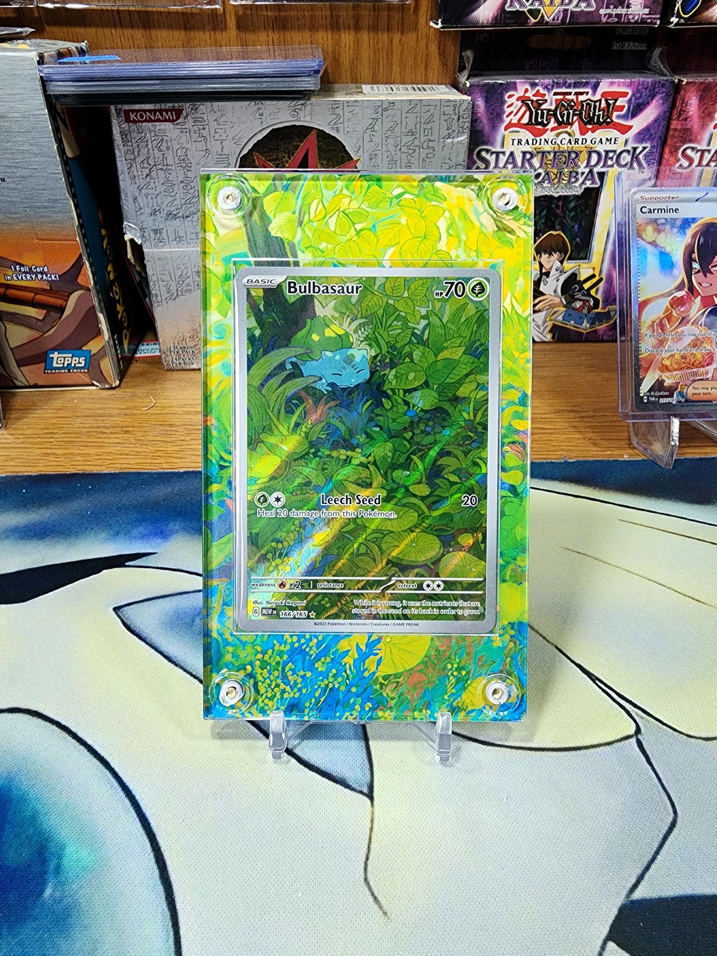 Pokemon Bulbasaur, Ivysaur, Venusaur 151 Custom Display Cases