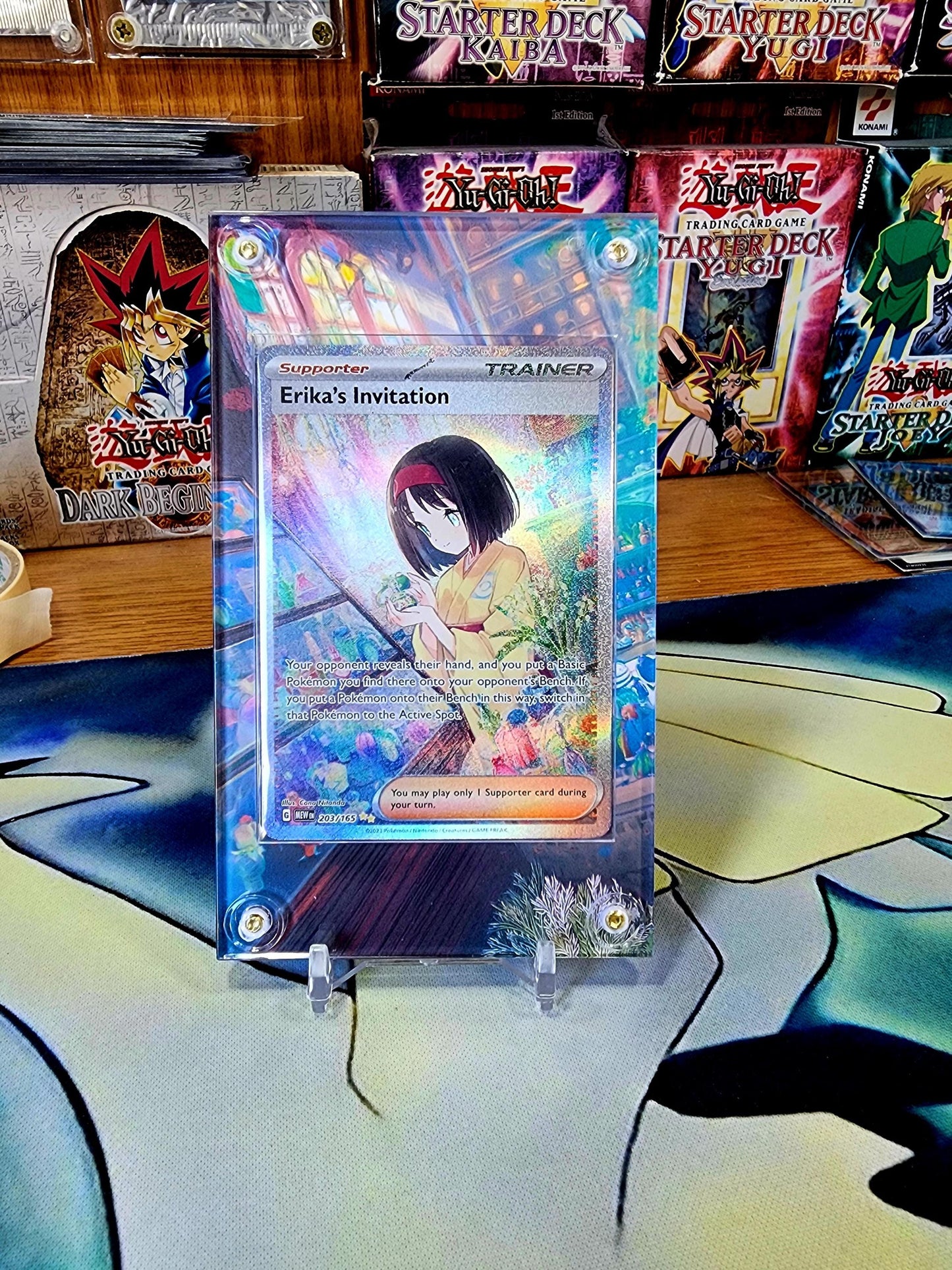 Pokemon 151 Erika's Invitation 203/165 Custom Display Case Slab