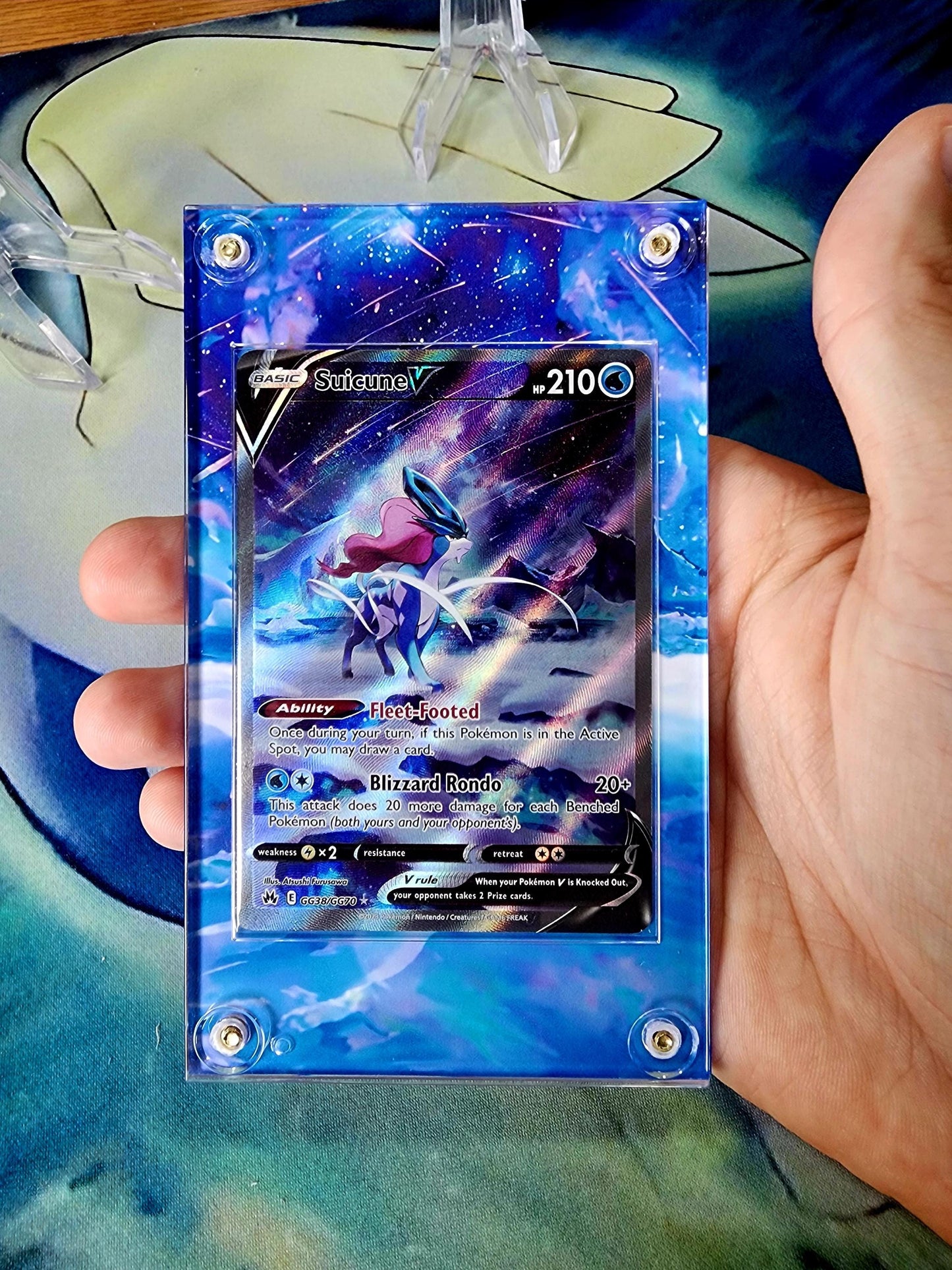 Pokemon Suicune Entei Raikou V GG38 GG36 GG41Crown Zenith Custom Display Cases