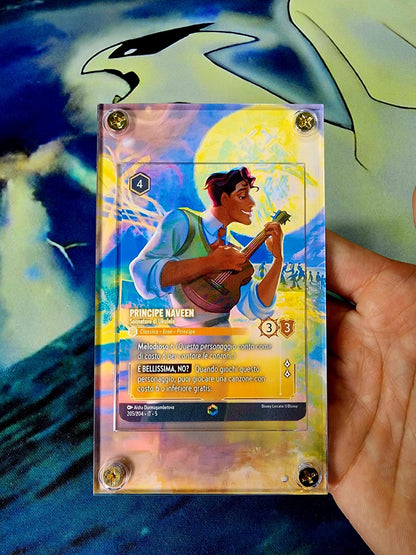 Disney Lorcana Shimmering Skies Prince Haveen Ukulele Player 205/204 Enchanted Chapter 5 Custom Case