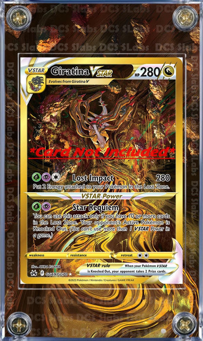 Pokemon Giratina VSTAR GG69 Crown Zenith Promo Alt Art Display Case Slab