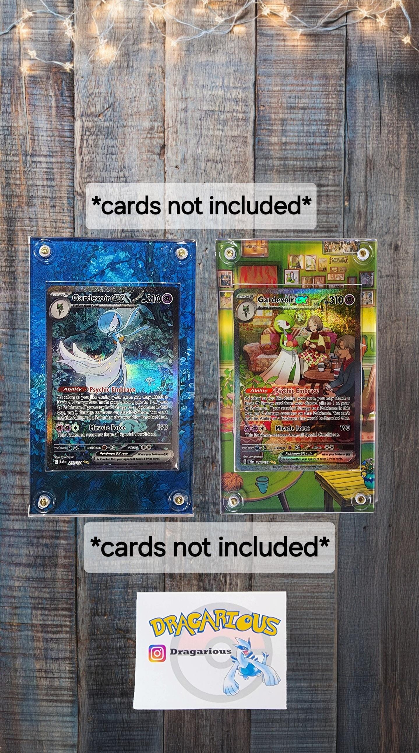 X2 Pokemon Gardevoir Ex 233/091 & 245/198 Paldean Fates Custom Cases