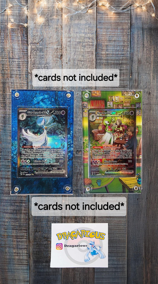 X2 Pokemon Gardevoir Ex 233/091 & 245/198 Paldean Fates Custom Cases