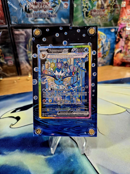 x3 Pokemon Card Jolteon, Vaporeon, Flareon EX SIR 146,149,153 Prismatic Evolutions Custom Cases