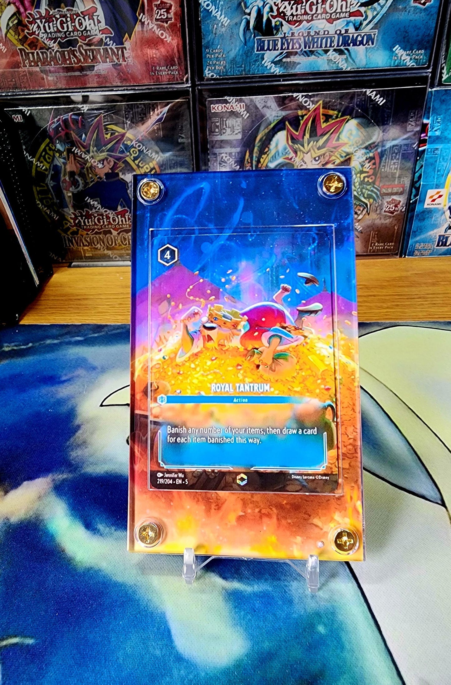 Disney Lorcana Shimmering Skies Royal Tantrum 219/204 Enchanted Chapter 5 Custom Case