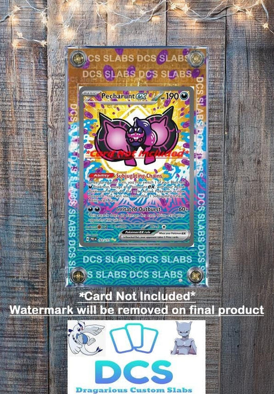 Pokemon Pecharunt EX SIR 163/131 Prismatic Evolutions Custom Case