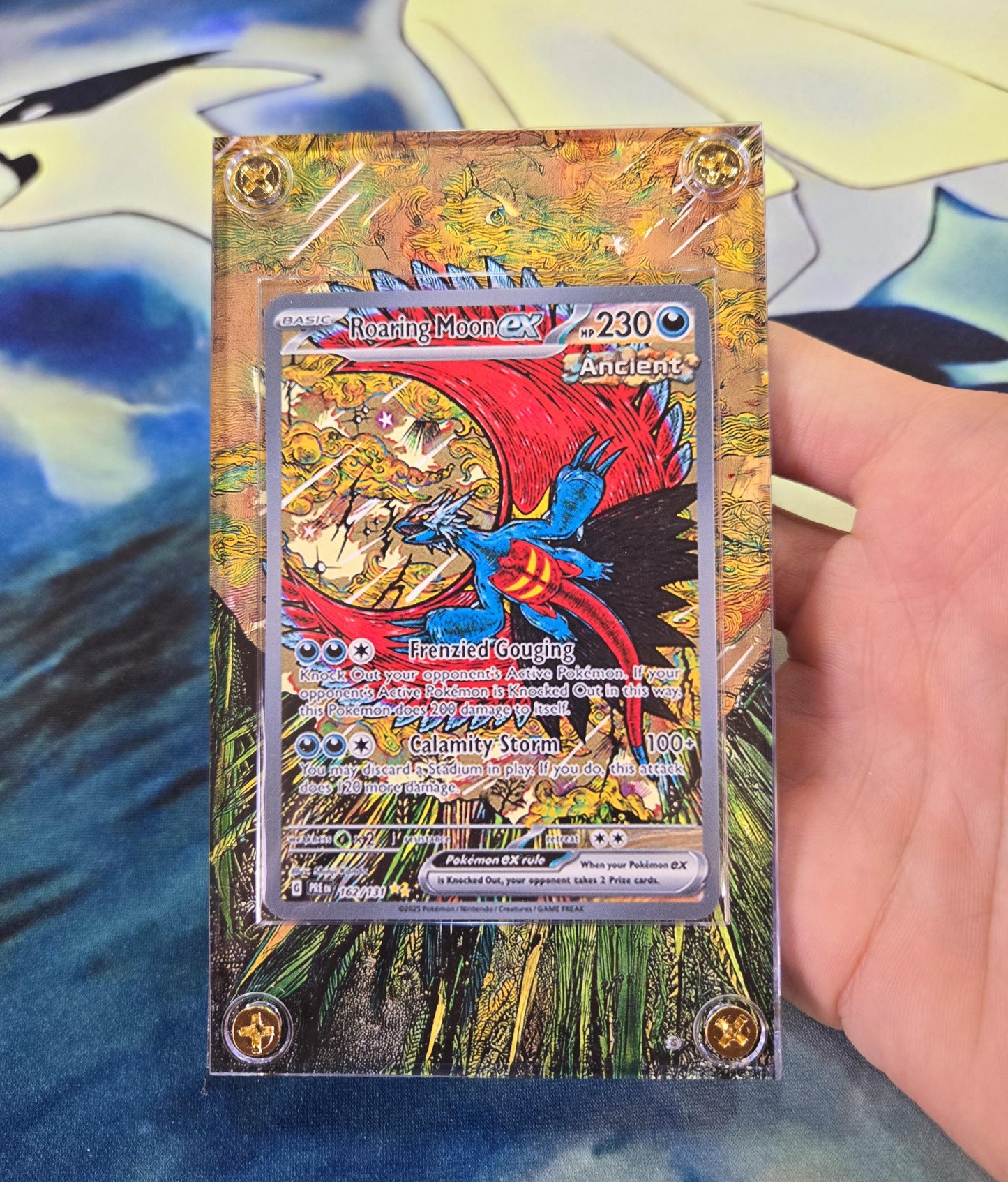 Pokemon Roaring Moon EX SIR 162/131 Prismatic Evolutions Custom Case