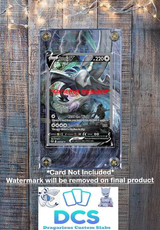 Pokemon Lugia V Alt Art 186 Silver Tempest Custom Case Slab