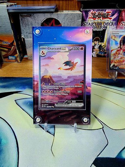 Pokemon Charmander, Charmeon, Charizard 151 Custom Display Cases