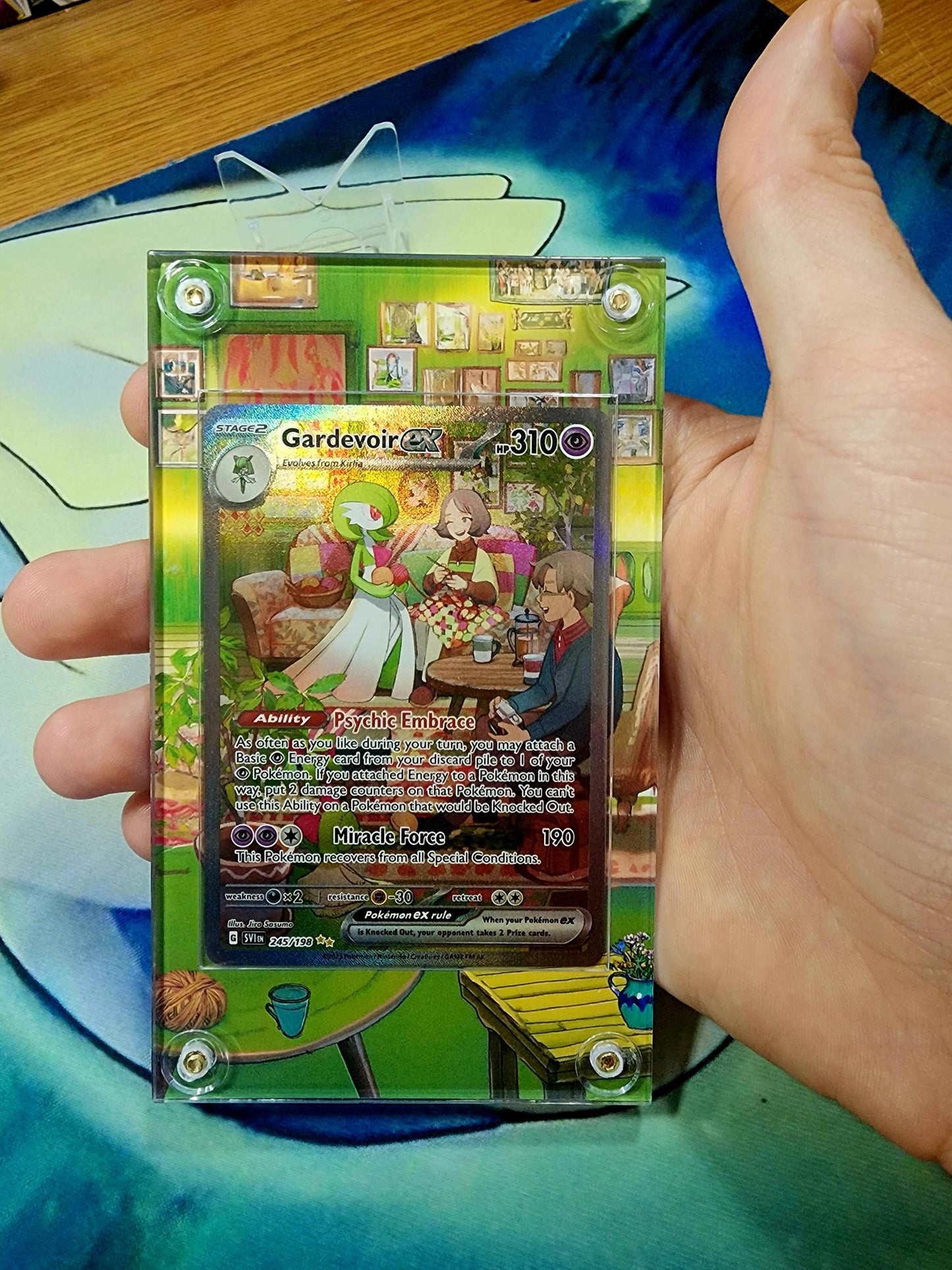X2 Pokemon Gardevoir Ex 233/091 & 245/198 Paldean Fates Custom Cases