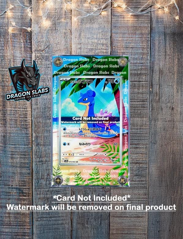 Pokemon Misty's Lapras 072/063 Heat Wave Arena Extended Art Custom Case