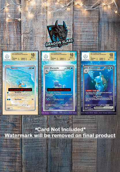 x3 Squirtle Wartortle Blastoise EX 170,171,200 PSA bgs CGC tag Extended Artwork Pokemon 151