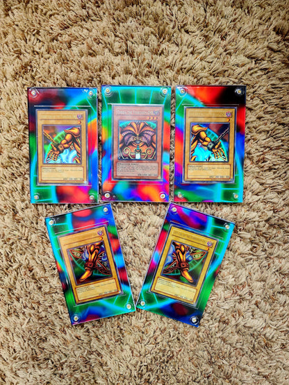 X5 Yugioh Spellbinding Circle Exodia Custom Cases